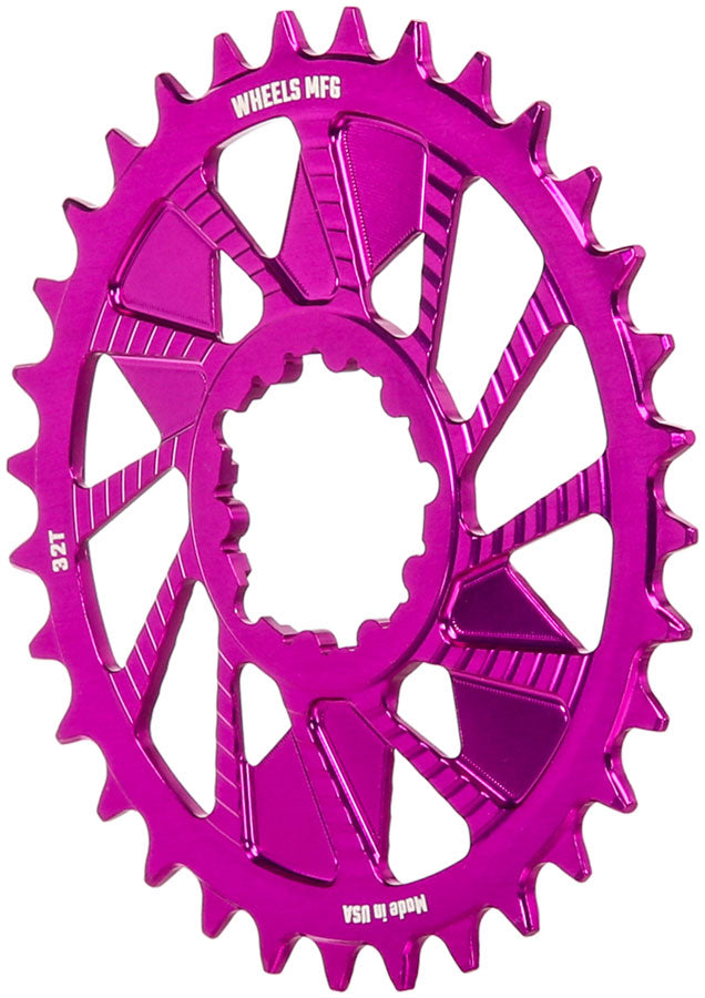 Load image into Gallery viewer, Wheels Manufacturing Direct Mount Chainring - 32t, SRAM 3-Bolt Direct Mount, 3mm Offset, Compatible with Hyperglide+
