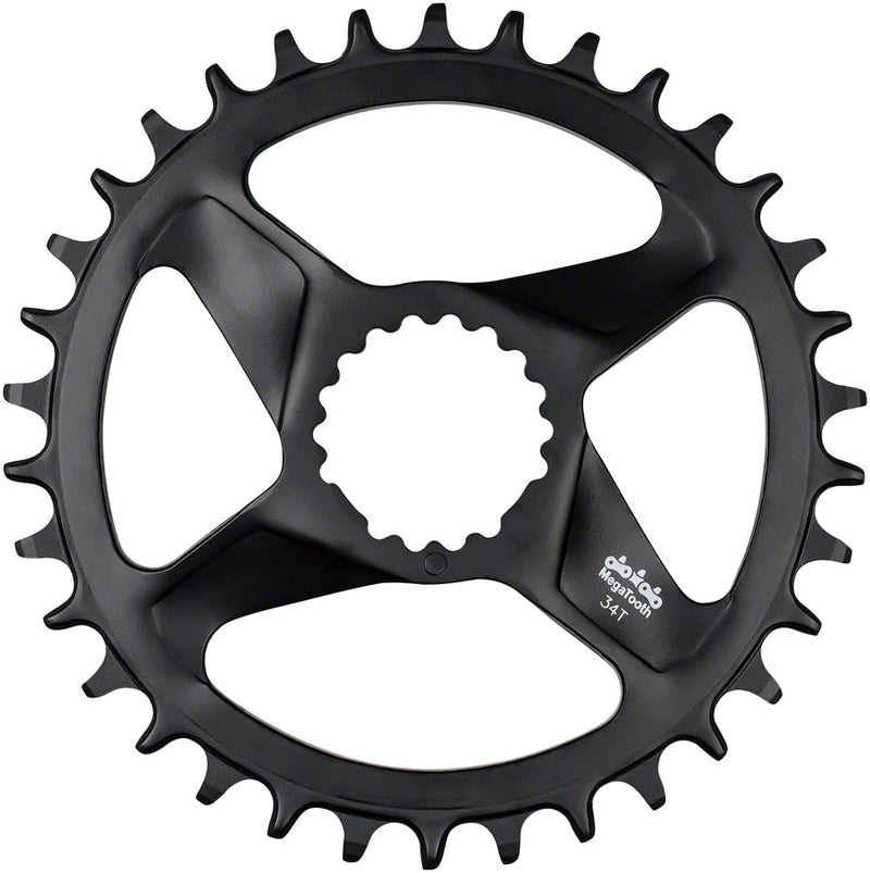 Load image into Gallery viewer, FSA Comet MegaTooth Chainring 34t Direct Mount 12-Speed Hyperglide+ Steel Blk
