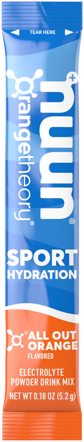 Load image into Gallery viewer, Nuun Sport Drink Mix All Out Orange, Box of 10, 10 servings, 10pcs
