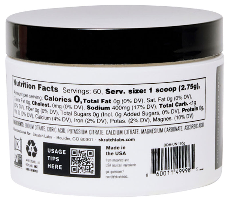 Load image into Gallery viewer, Skratch Labs Electrolyte Booster, Unflavored Hydration, 60-Serving Jar