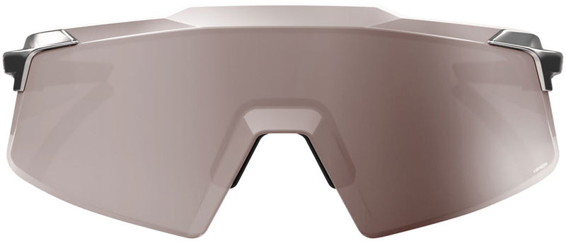 Load image into Gallery viewer, 100% Aerocraft Sunglasses - Gloss Black Chrome/Hiper Silver Mirror Lens