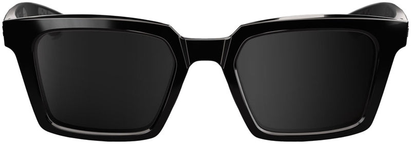 Load image into Gallery viewer, 100% Erba Sunglasses - Polished Black/Black Mirror Lens