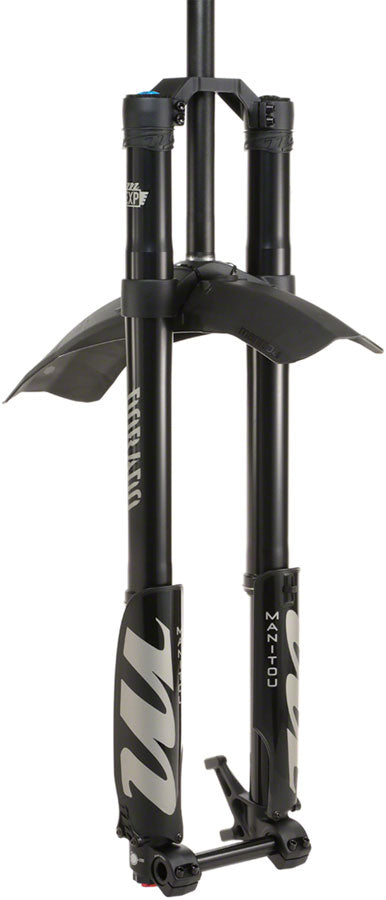 Load image into Gallery viewer, Manitou Dorado Expert Suspension Fork - 27.5", 203 mm, 20 x 110 mm, 47 mm Offset, Straight Steerer, Black, Gen 2