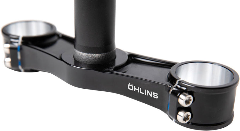 Load image into Gallery viewer, Ohlins DH38 Suspension Fork Crownset - 46mm Offset, Flat and Riser Upper Crowns, Includes Fork Bumpers