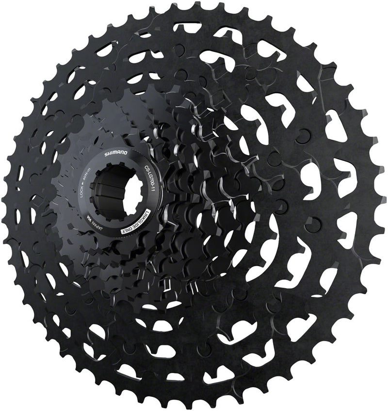 Load image into Gallery viewer, Shimano CUES CS-LG700-11 Cassette - 11 Speed, 11-50t, LINKGLIDE, Black