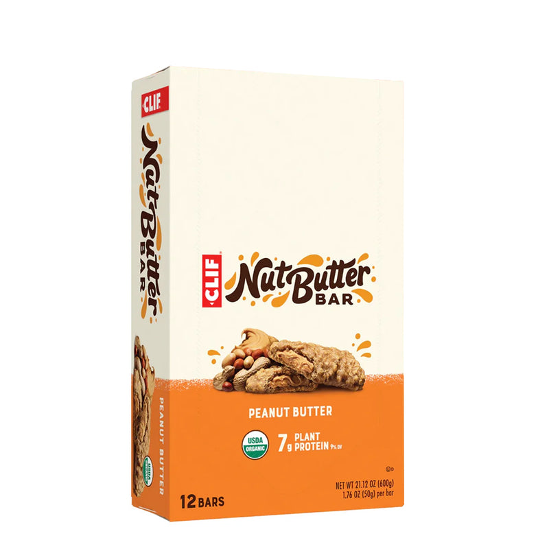 Load image into Gallery viewer, Clif Bar Nut Butter Filled Peanut Butter Box of 12 Organic/Non-GMO 7g Protein