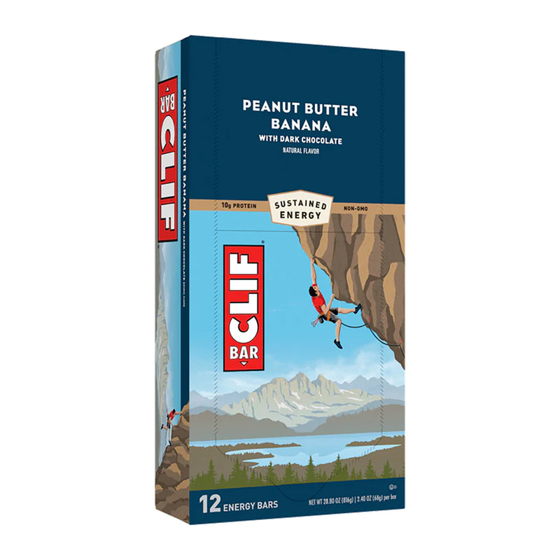 Load image into Gallery viewer, Clif Bar Original Peanut Butter Banana Dark Chocolate Box of 12 70% Organic