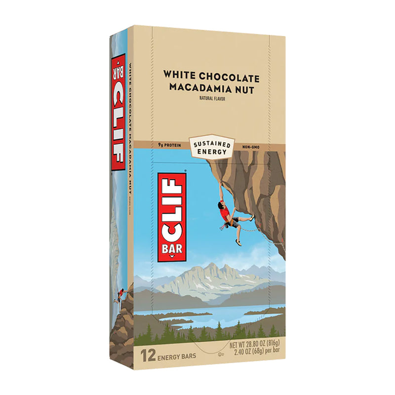 Load image into Gallery viewer, Clif Bar Original White Chocolate Macadamia Box of 12 Quick Source of Energy
