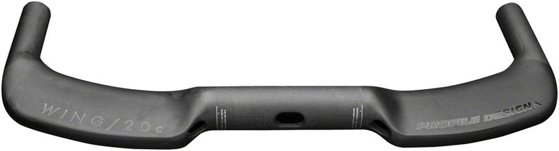 Load image into Gallery viewer, Profile Design WING/20c Base Bar - 31.8 Clamp, 38cm, Carbon, Black
