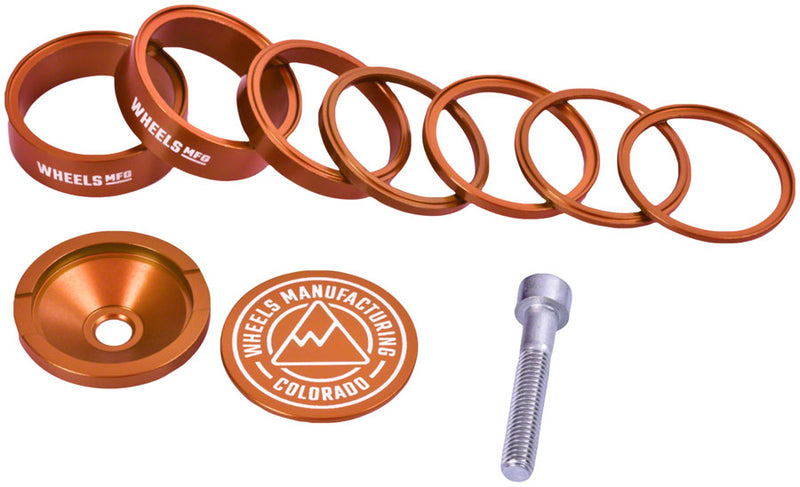 Load image into Gallery viewer, Wheels-Manufacturing-Pro-StackRight-Headset-Spacer-Kit-Headset-Stack-Spacer-Universal-HDSS0317