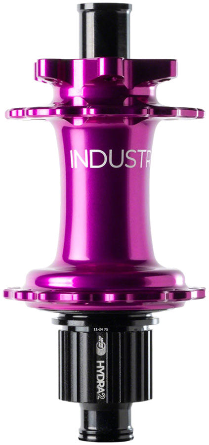 Load image into Gallery viewer, Industry Nine Hydra 2 Boost MicroSpline, Disc Hub, Rear, 28H, 12mm TA, 148mm, Shimano Micro Spline, Purple