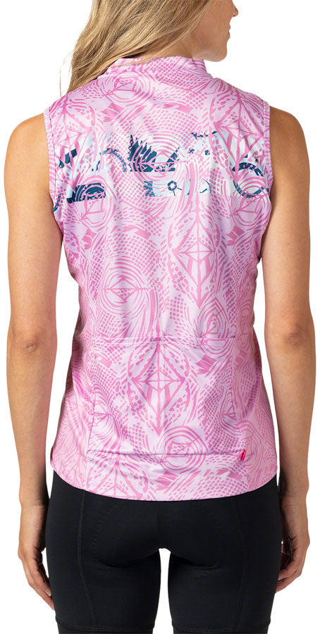 Load image into Gallery viewer, Terry Breakaway Mesh Sleeveless Jersey - Women's, Pink, X-Large