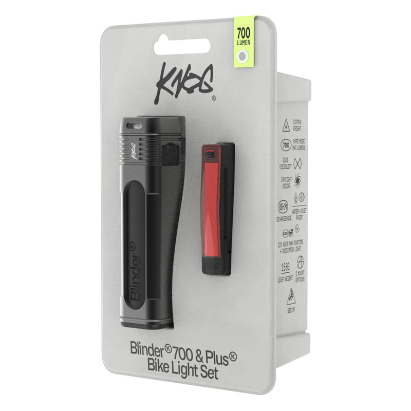Load image into Gallery viewer, Knog Blinder 700/Plus 20 Lights, Front/Rear Set, Black