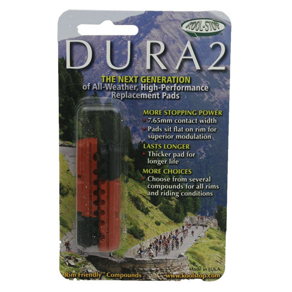 Load image into Gallery viewer, Koolstop-Dura-2-Brake-Pad-Insert-Universal-BR5581-Bicycle-Brake-Pads