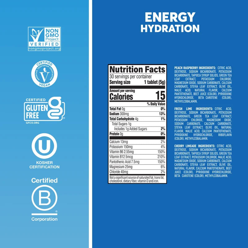 Load image into Gallery viewer, Nuun Nuun Energy, Fresh Lime, 8/Count