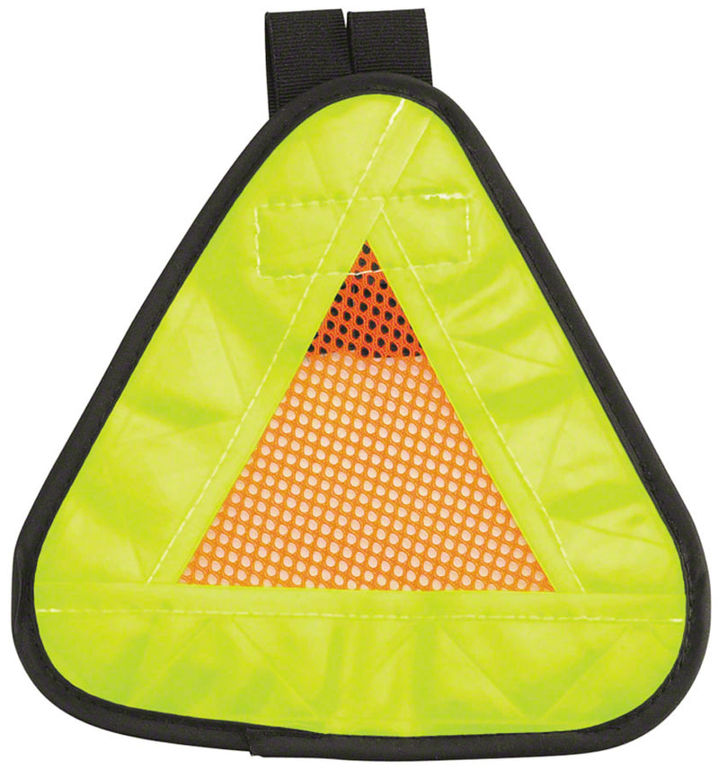 Load image into Gallery viewer, Pack of 2 Aardvark Reflective Triangle Yield Symbol 7x7" | Velcro Strap Included