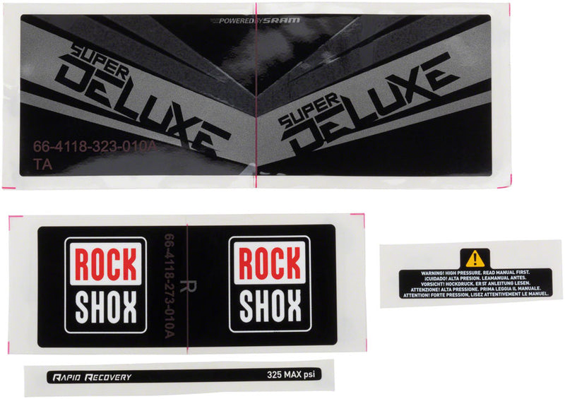 Load image into Gallery viewer, RockShox Rear Shock Air Can Assembly - DebonAir V2, 165/190 x 37.5-45mm, Deluxe/Super Deluxe A1-B2 (2017+), Black