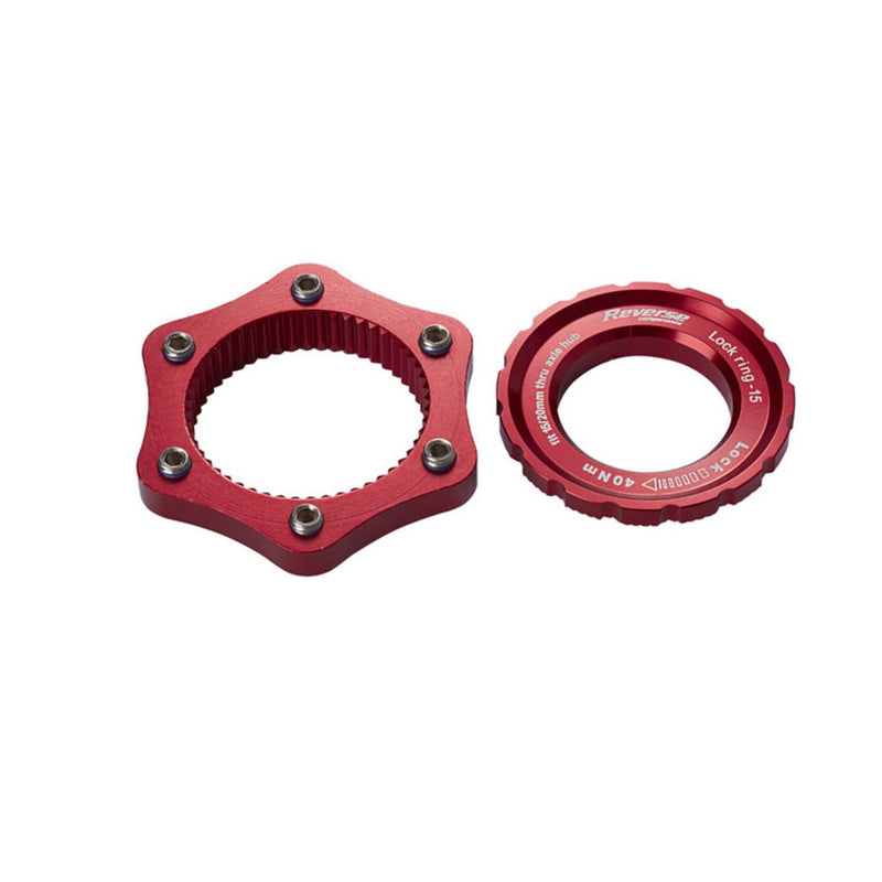 Load image into Gallery viewer, Reverse-Center-Lock-to-6-Bolt-Adapter-Disc-Rotor-Parts-and-Lockrings-Universal-DSRT0821