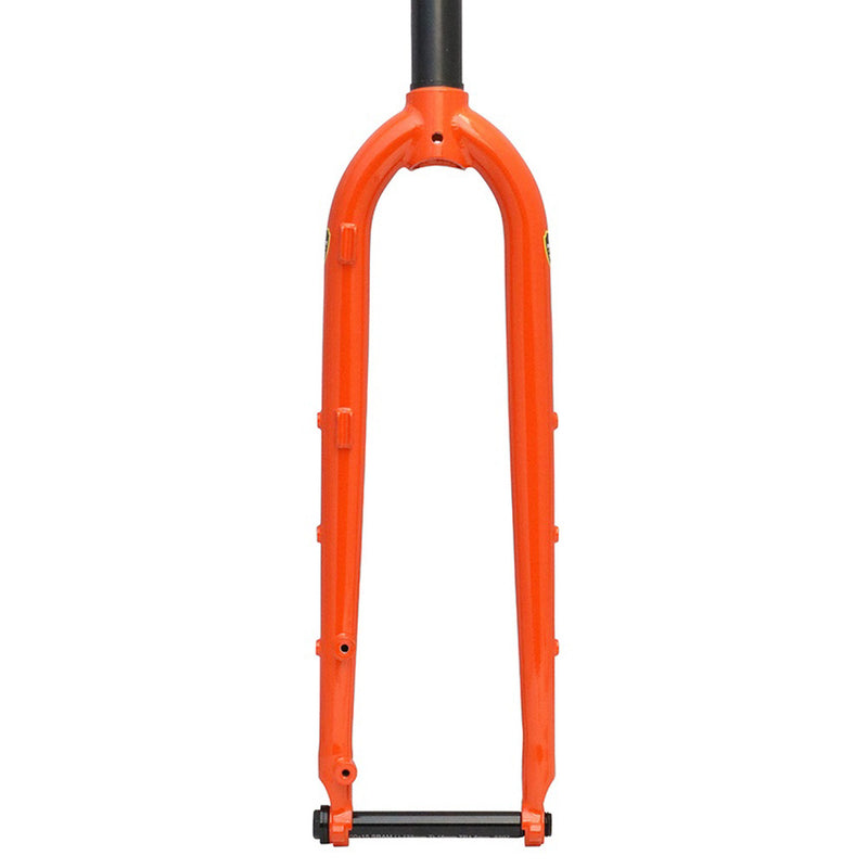 Load image into Gallery viewer, Soma Wolverine Unicrown TA CX Fork, 700c 1-1/8", Pumpkin Or