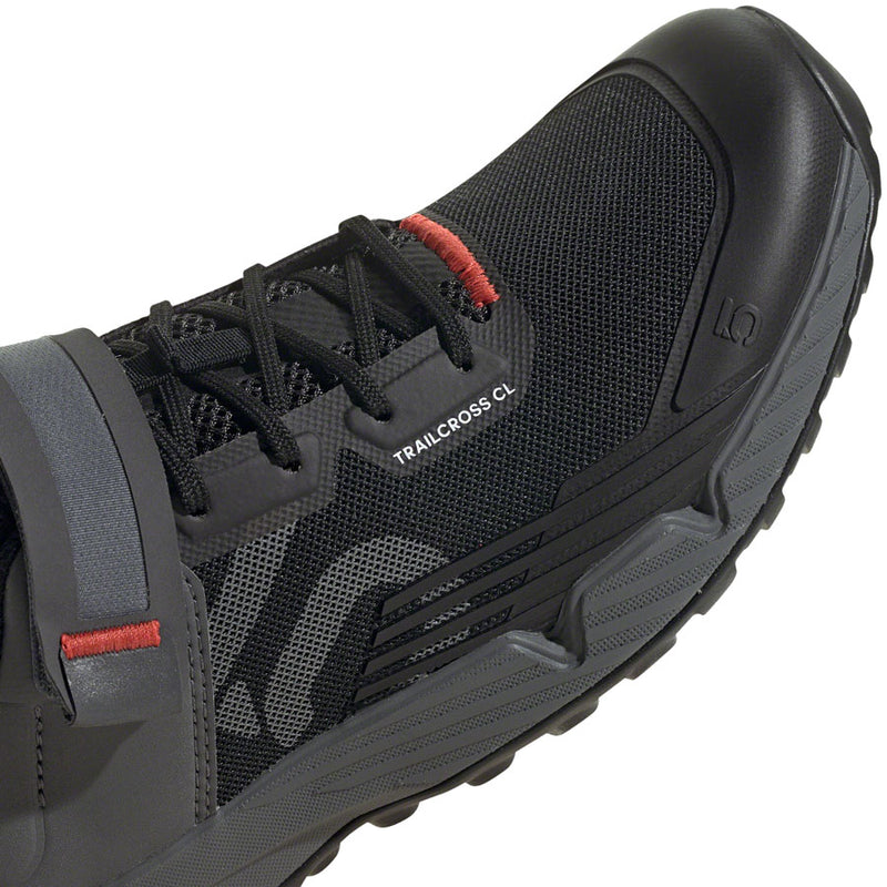 Load image into Gallery viewer, Five Ten Trailcross Mountain Clipless Shoes - Women's, Core Black/Gray Three/Red, 10