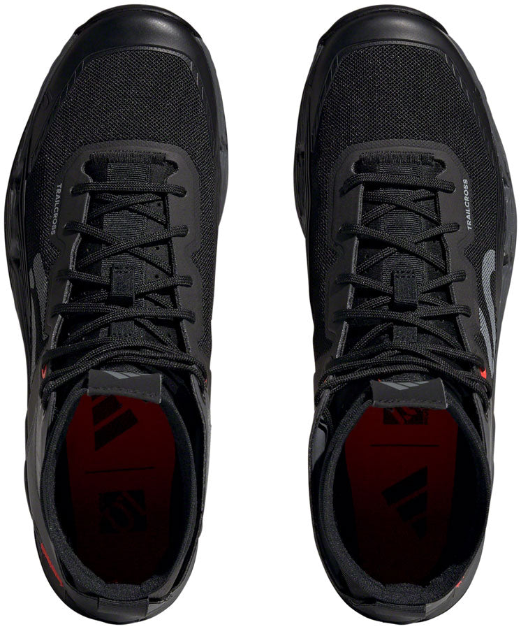 Load image into Gallery viewer, Five Ten Trailcross Mid Pro Flat Shoes - Men's, Core Black/Gray Two/Solar Red, 9.5