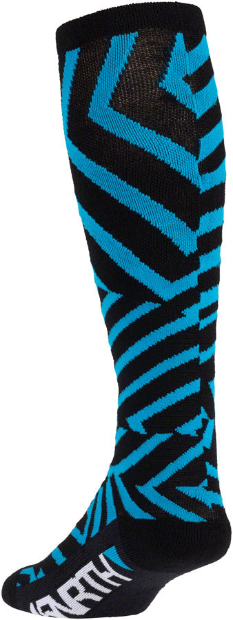 Load image into Gallery viewer, 45NRTH Dazzle Midweight Knee Wool Sock - Blue, Large