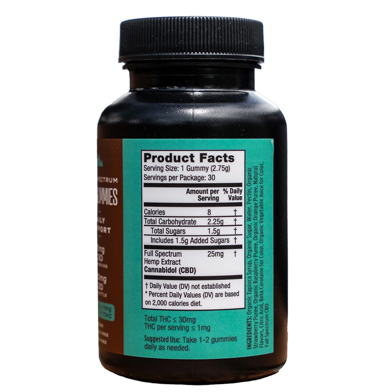 Load image into Gallery viewer, Twisted Spoke CBD CBD Daily Gummies, Mixed Fruit, 30ct