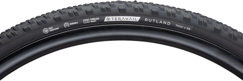 Load image into Gallery viewer, Teravail Rutland Tire - 700 x 35, Durable, Black, Fast Compound