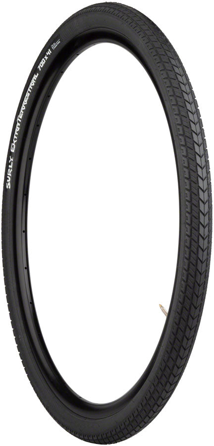 Load image into Gallery viewer, Surly ExtraTerrestrial Tire 700 x 41 Tubeless Folding Black 60tpi Touring Hybrid