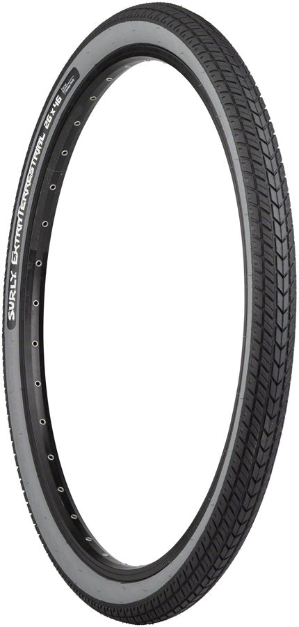 Load image into Gallery viewer, Surly ExtraTerrestrial Tire 26 x 46c Tubeless Folding Black/Slate 60tpi