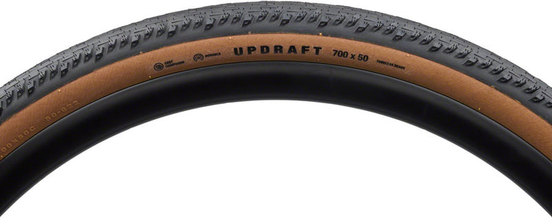 Load image into Gallery viewer, Teravail Updraft Tire - 700 x 50, Tubeless, Folding, Tan, Light and Supple, Fast Compound