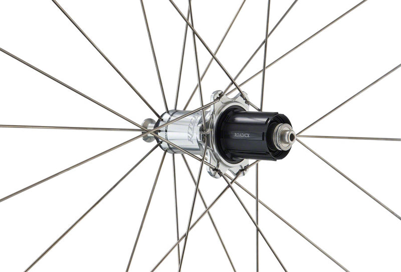 Load image into Gallery viewer, Ritchey Classic Zeta Wheelset - 700, QR x 100/130mm, Rim Brake, HG 11 Road, Silver
