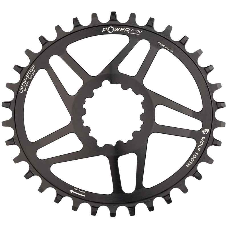 Load image into Gallery viewer, Wolf Tooth Elliptical Direct Mount Chainring - 32t, SRAM 3-Bolt DM, Drop-Stop ST, For SRAM Boost Cranks, Requires HG+
