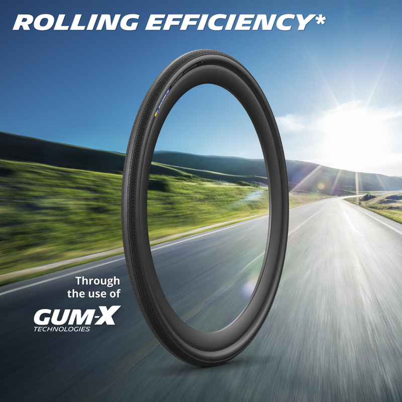 Load image into Gallery viewer, Michelin Power Adventure TS TLR Gravel Tires – Tubeless-Ready, GUM-X Technology, Folding Bead, Lightweight, Durable for Off-Road & Mixed Terrain Cycling