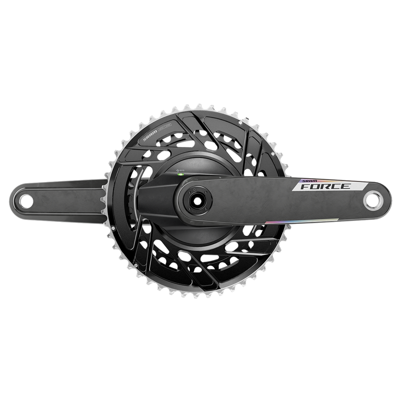Load image into Gallery viewer, SRAM Force 2x Powermeter E1 Power Meter Crankset, Speed: 12, Spindle: 28.99mm, BCD: Thread Mount, 48/35, DUB, 172.5mm,