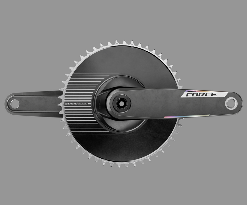 Load image into Gallery viewer, SRAM Force 1x Aero E1 Crankset, Speed: 12/13, Spindle: 28.99mm, BCD: Direct Mount SRAM 8 Bolt, 50, DUB, 172.5mm, Black,
