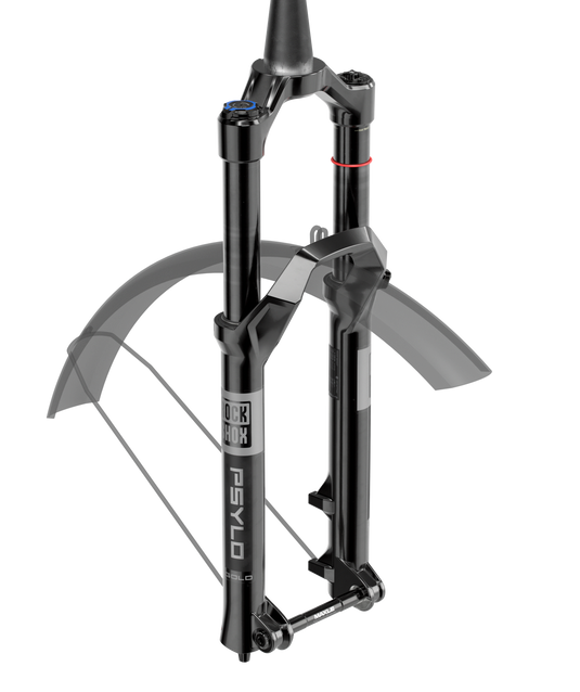 RockShox Psylo Gold A1 Suspension Fork, 29'', DebonAir, 130mm, 1-1/8''-1.5'', 15x110mm TA, Rake: 44mm, Black