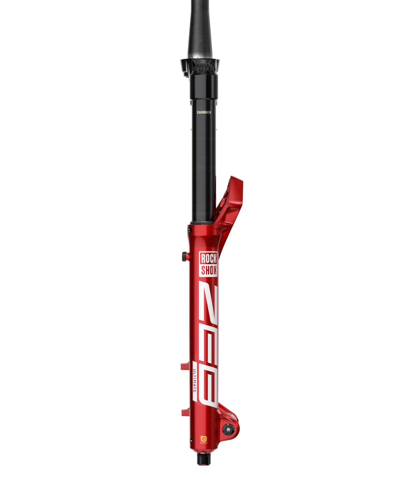 Load image into Gallery viewer, RockShox ZEB Ultimate A3 Suspension Fork, 27.5'', DebonAir+ W/ButterCups, 180mm, 1-1/8''-1.5'', 15x110mm TA, Rake: 44mm,
