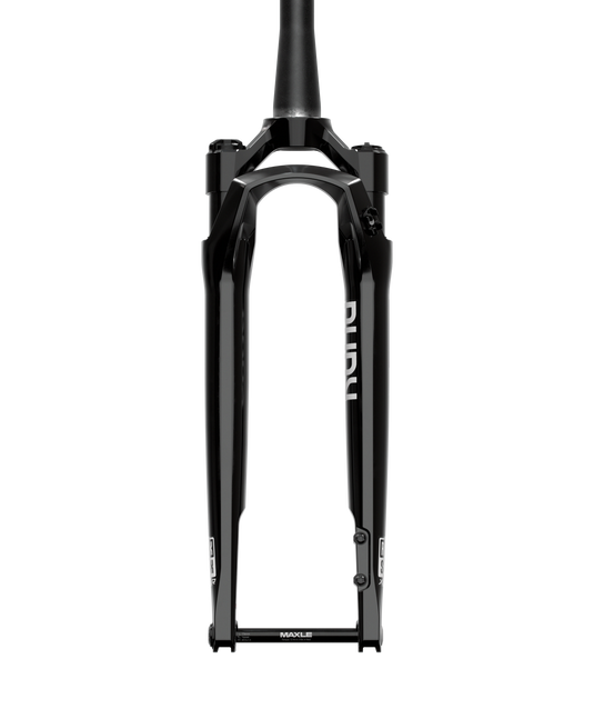 RockShox Rudy Ultimate XPLR A2, Suspension Fork, 700C, Solo Air, 40mm, 1-1/8''-1.5'', 12x100mm TA, Rake: 45mm, Black