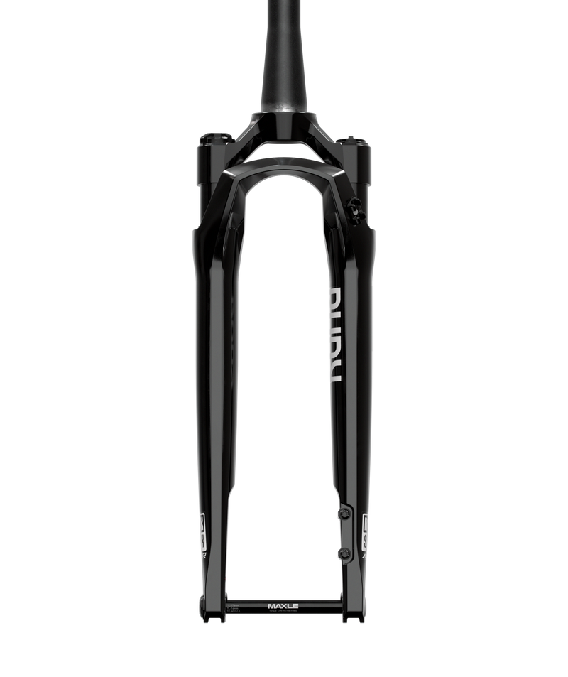Load image into Gallery viewer, RockShox Rudy Ultimate XPLR A2, Suspension Fork, 700C, Solo Air, 40mm, 1-1/8''-1.5'', 12x100mm TA, Rake: 45mm, Black

