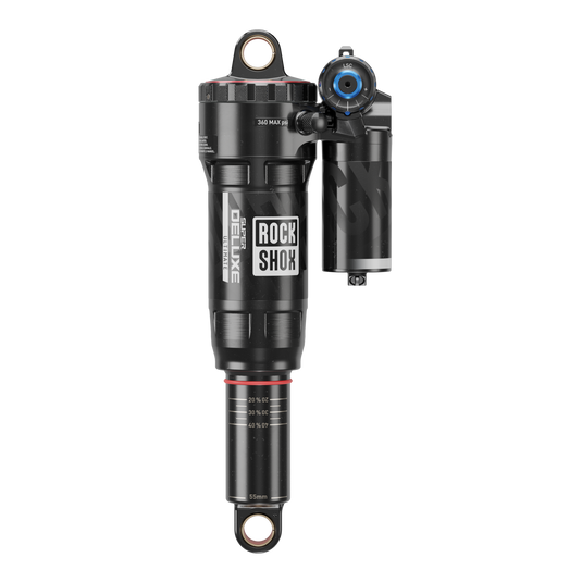 RockShox Super Deluxe Ultimate C2, Rear shock, 205x60, Shaft Eyelet: Trunnion, Body Eyelet: Standard, 0 Neg/2 Pos Token,