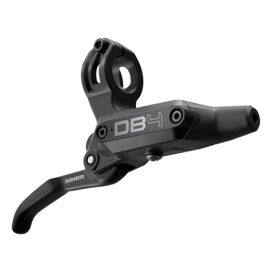 SRAM DB4 Disc Brake and Lever - Left, Front or Rear, 2000mm Hose, Post Mount, 4-Piston, Aluminum Lever, Diffusion Black,