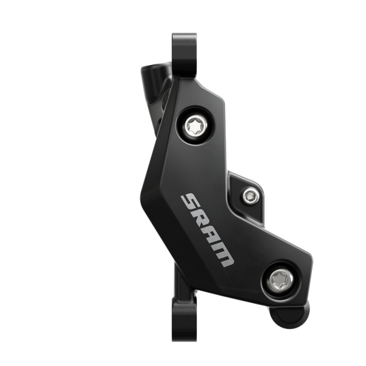 SRAM DB6 Disc Brake and Lever - Left, Front or Rear, 2000mm Hose, Post Mount, 4-Piston, Aluminum Lever, Diffusion Black,