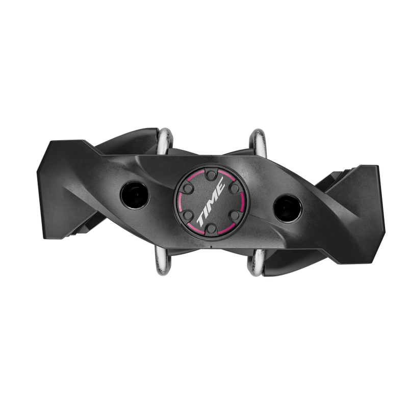 Load image into Gallery viewer, Time MX 6 Pedals - Dual Sided Clipless with Platform, Aluminum, 9/16", Black, B1
