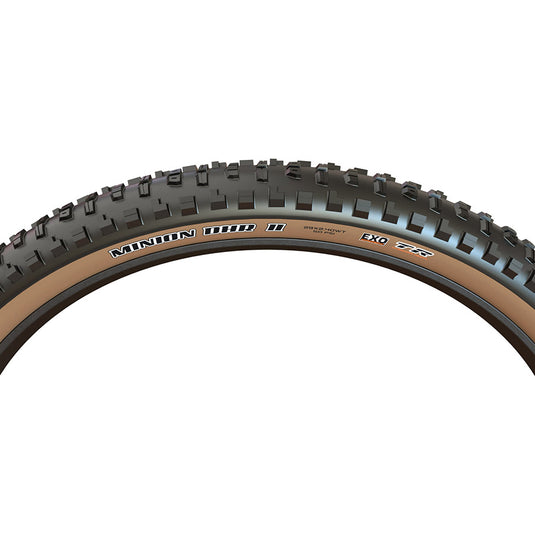 Maxxis Minion DHR II Tire 29 x 2.4 Tubeless Blk/Dark Tan Dual EXO Wide Trail