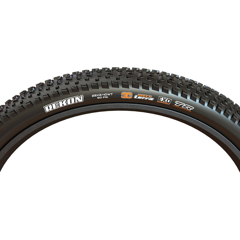 Load image into Gallery viewer, Maxxis Rekon Mountain Tire 29"x2.60, Folding, Tubeless Ready, MaxxTerra, EXO, Black
