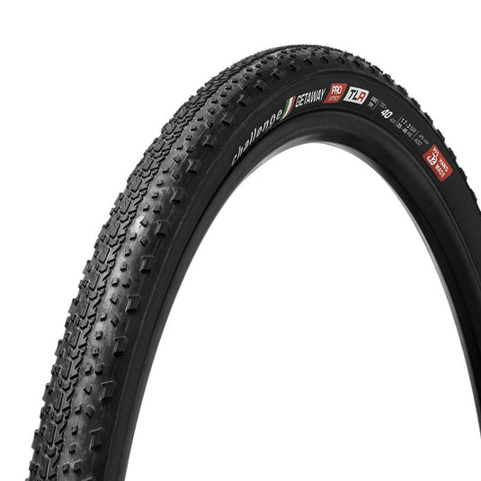 Challenge Tire Getaway Pro TLR Tire, 700 x 40, Black