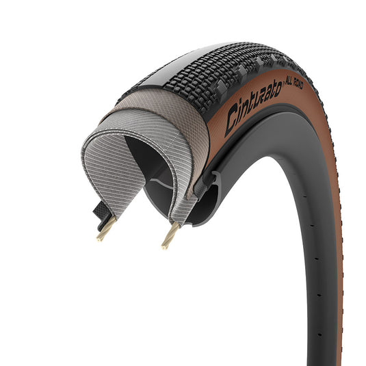Pirelli Cinturato All Road Gravel Tire, 700x50C, Folding, Tubeless Ready, PROCompound Gravel, ProWALL Gravel, 60TPI,