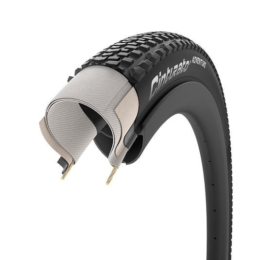 Pirelli Cinturato Adventure Gravel Tire, 700x50C, Folding, Tubeless Ready, PROCompound Gravel, ProWALL Gravel, 60TPI,