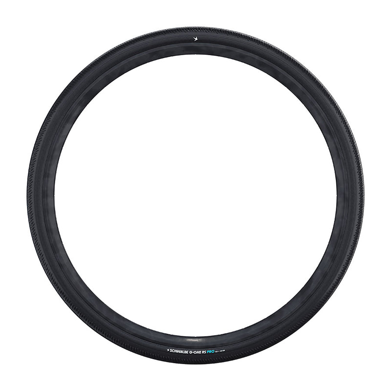 Load image into Gallery viewer, Schwalbe G-One RS Pro Gravel Tire, 700x43, Folding, Tubeless Ready, Addix Race, V-Guard, 67TPI, Black
